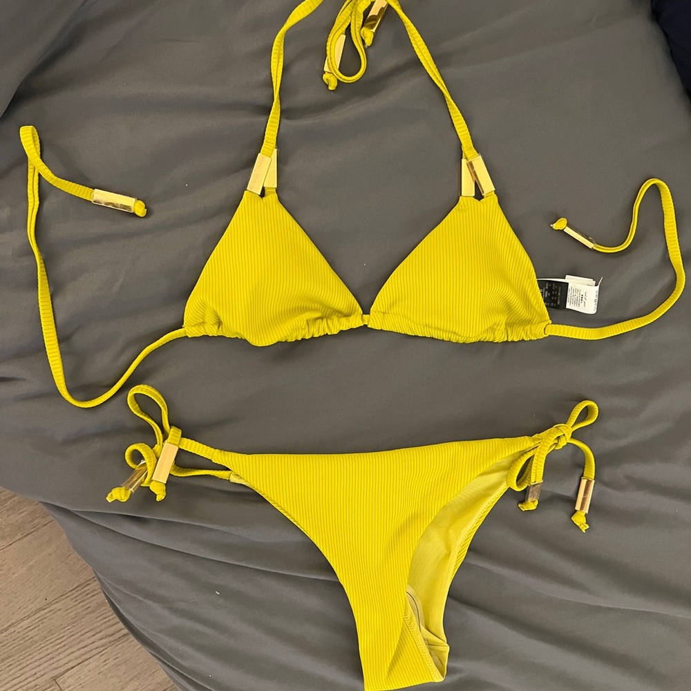 Hunkemöller yellow swimwear size xs